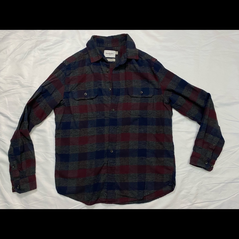 burgundy/navy/grey flannel